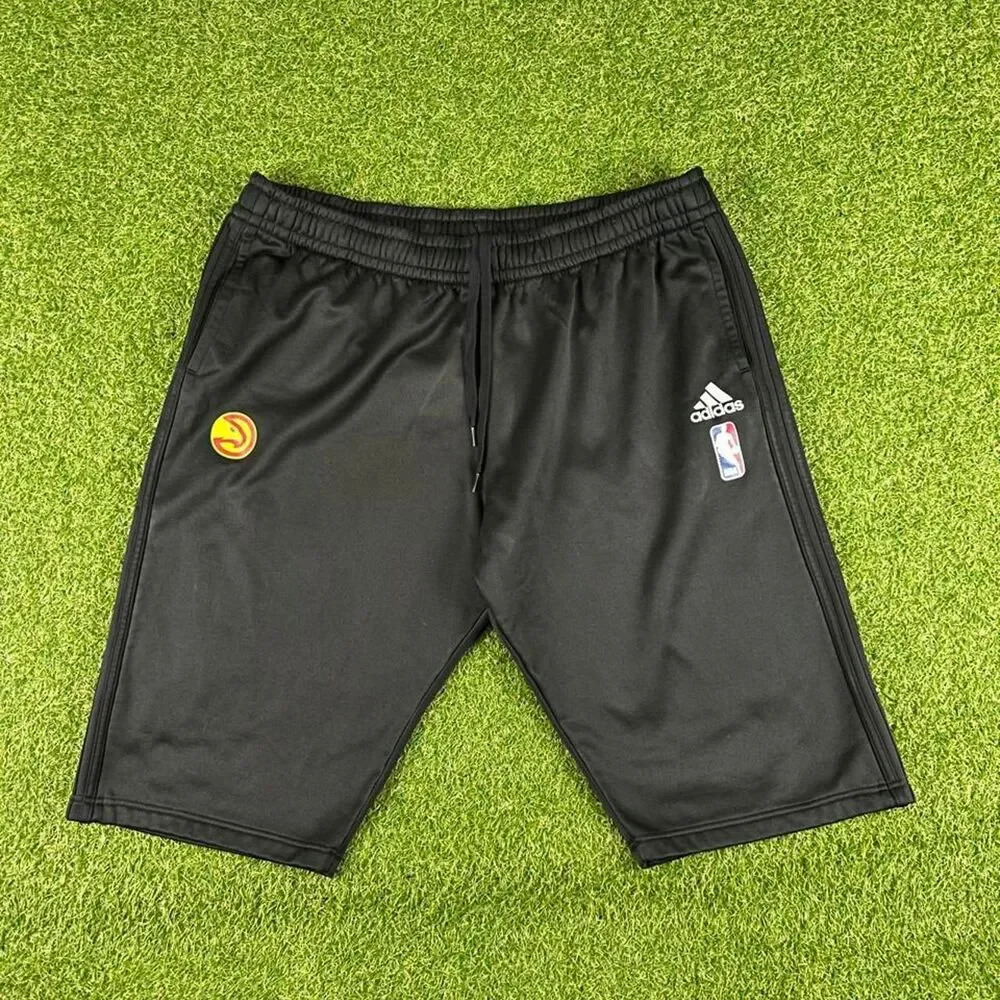 Adidas Men's Black and Navy Shorts